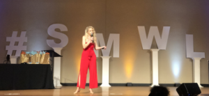 Jennifer Watson on stage at SMWL21